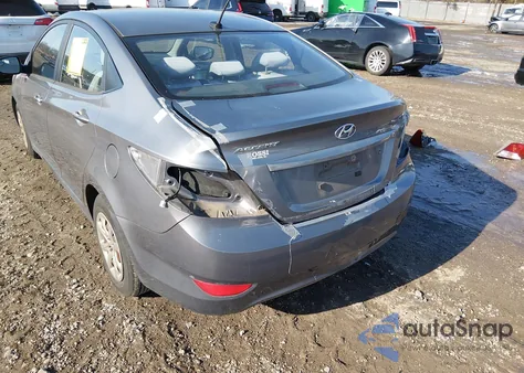 2014 Hyundai Accent Gls из США, поврежденный, VIN KMHCT4AE0EU613219